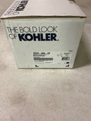 Kohler K-15243-4RA-CP Coralais Two-Handle Centerset Bathroom Sink Faucet with Grid Drain, 0.5 Gpm Vandal-Resistant Aerator & Red/Blue Indicator, Polished Chrome