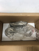 Progress lighting P300349-009 Hinton 15.5 in. 2-Light Brushed Nickel Clear Seeded Glass Farmhouse Bath Vanity Light