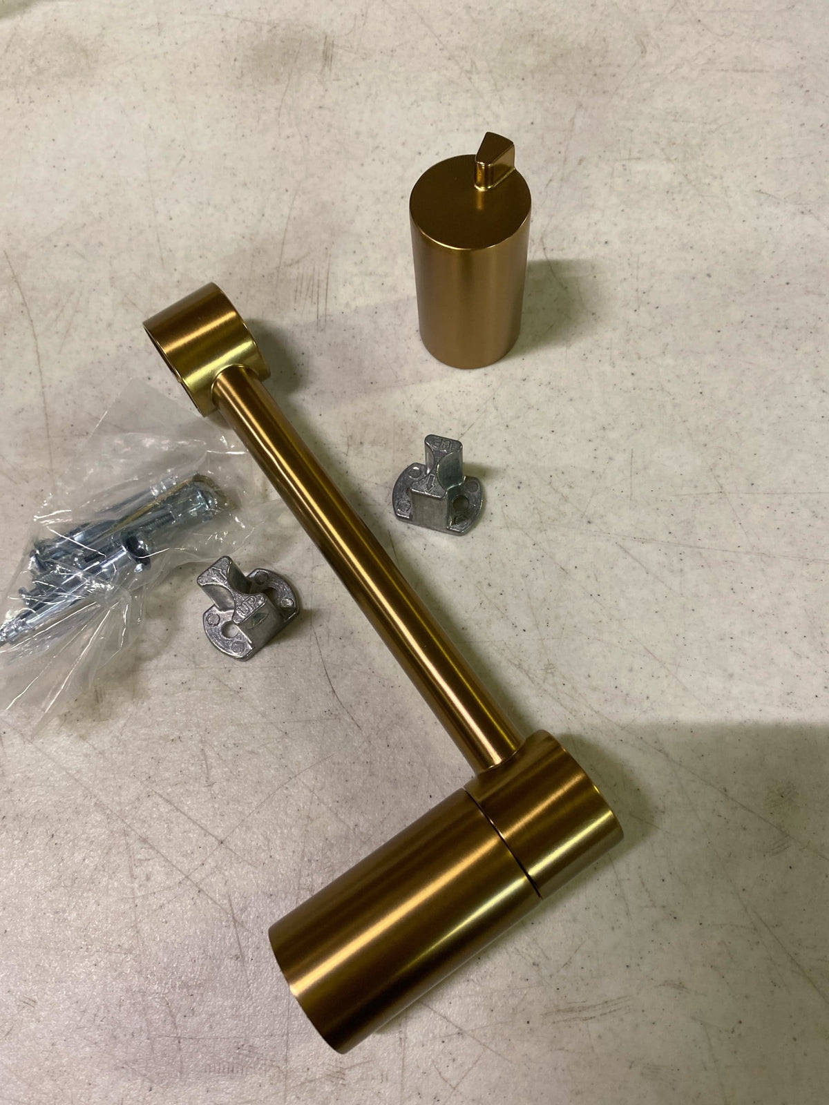 Moen YB0408BG Align Double Post Wall Mount Pivoting Toilet Paper Holder in Brushed Gold