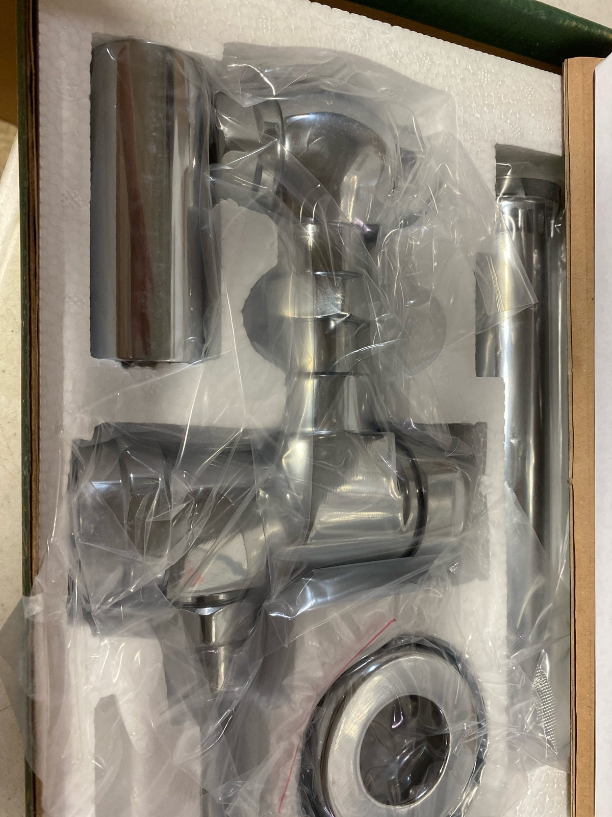 American Standard 6047121.002 1.28 GPF Exposed Manual Flushometer for 1-1/2" Top Spud Bowls - Polished Chrome