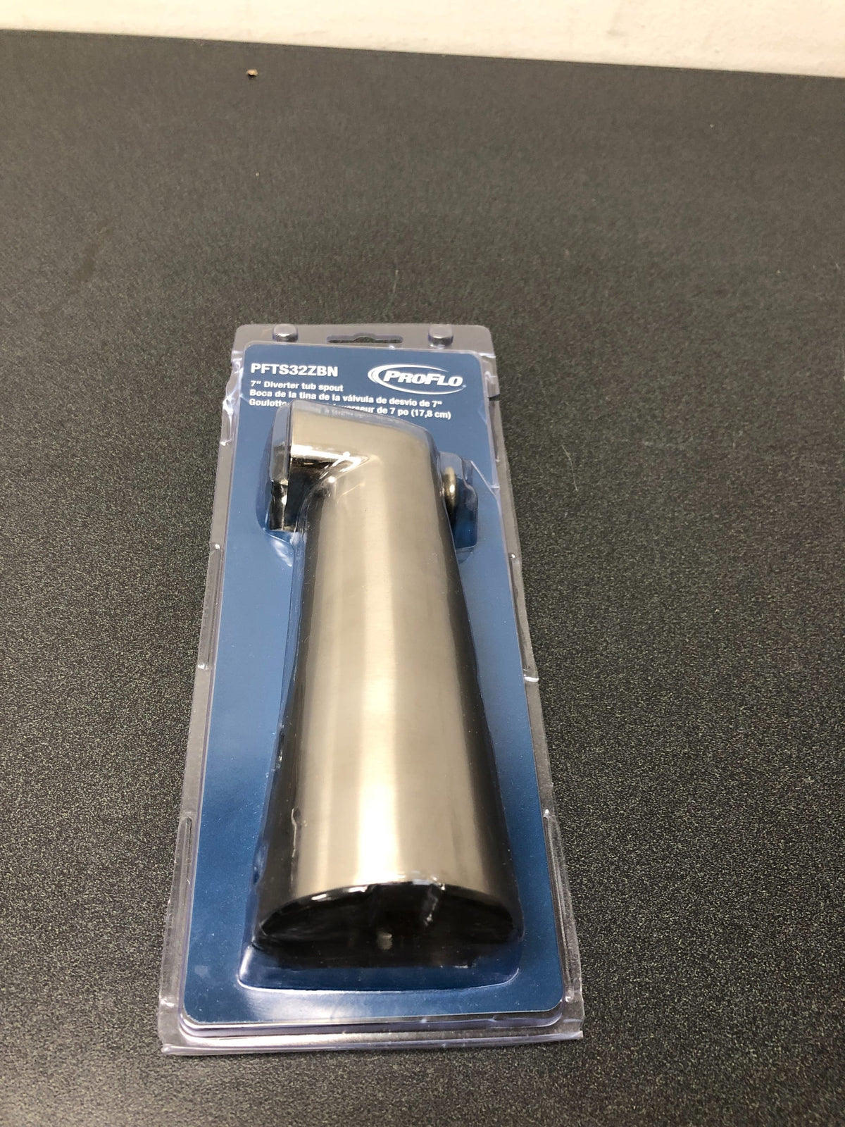 PROFLO PFTS32ZBN 6-1/8" Integrated Diverter Tub Spout - Extra Long - Brushed Nickel