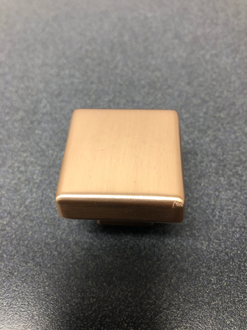 Amerock BP55273CZ Blackrock 1-1/2 Inch Square Cabinet Knob - Champagne Bronze