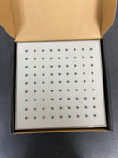 Miseno MNOSH625EBN 1.8 GPM Single Function Rain Shower Head, Brushed Nickel