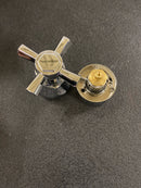 Signature Hardware SHEL441015CP Cross Handle for Elita Thermostatic Valve Trim - Chrome