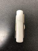 Belwith Keeler B077041MW-14 Firenze 2-1/2" Modern "T" Bar Italian Marble Glam Cabinet Knob / Drawer Knob - White Marble / Polished Nickel