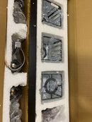 EDISLIVE Orillia 19.7 in 3-Light Black Bathroom Vanity Light with Crystal Shades