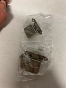 Amerock BPR7630G10 Functional Hardware Variable Overlay Surface Mount Cabinet Door Hinge with 105 Degree Opening Angle and Self Close Function - Pair - Satin Nickel