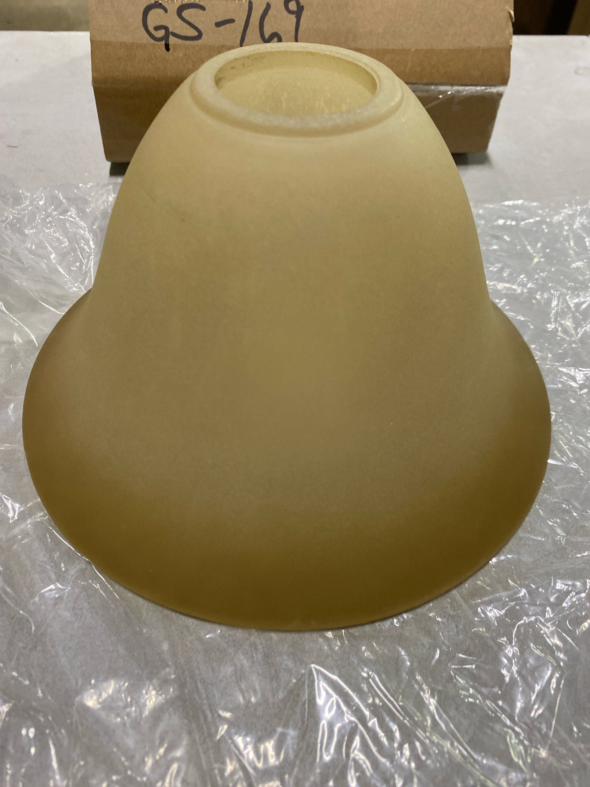 Volume Lighting GS-169 4.75" Height Sandstone Glass Bell Shade - Sandstone