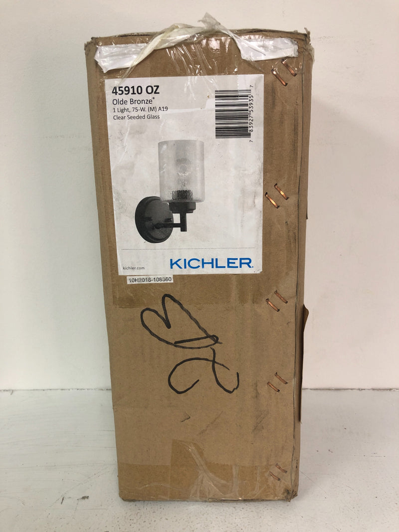 Kichler Winslow 1-Light Bronze Transitional Vanity Light