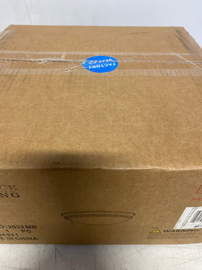 Capital Lighting 2032MB 2 Light 4-1/4" Tall Flush Mount Bowl Ceiling Fixture - Matte Black