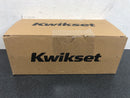 Kwikset 740PSKRDT-26DS Pismo Single Cylinder Keyed Entry Door Knob Set with Round Rose and SmartKey - Satin Chrome