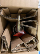 GLOBE Electric x Novogratz 65000053 1-Light Hardwire or Plug-in Wall Sconce, Matte Brass, White Textured Shade, Arched Arm, Lighting, Home Decor, Lights for Bedroom Plug in