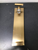 Brio Lighting Adelman 1 Light Wall Sconce - Gold Metal Frame with Glass Shade Sconce Wall Lighting Modern Wall Lamp Wall Sconce for Bedroom Living Room Hallway Stairway
