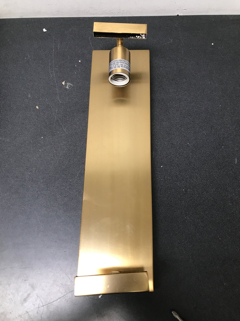 Brio Lighting Adelman 1 Light Wall Sconce - Gold Metal Frame with Glass Shade Sconce Wall Lighting Modern Wall Lamp Wall Sconce for Bedroom Living Room Hallway Stairway