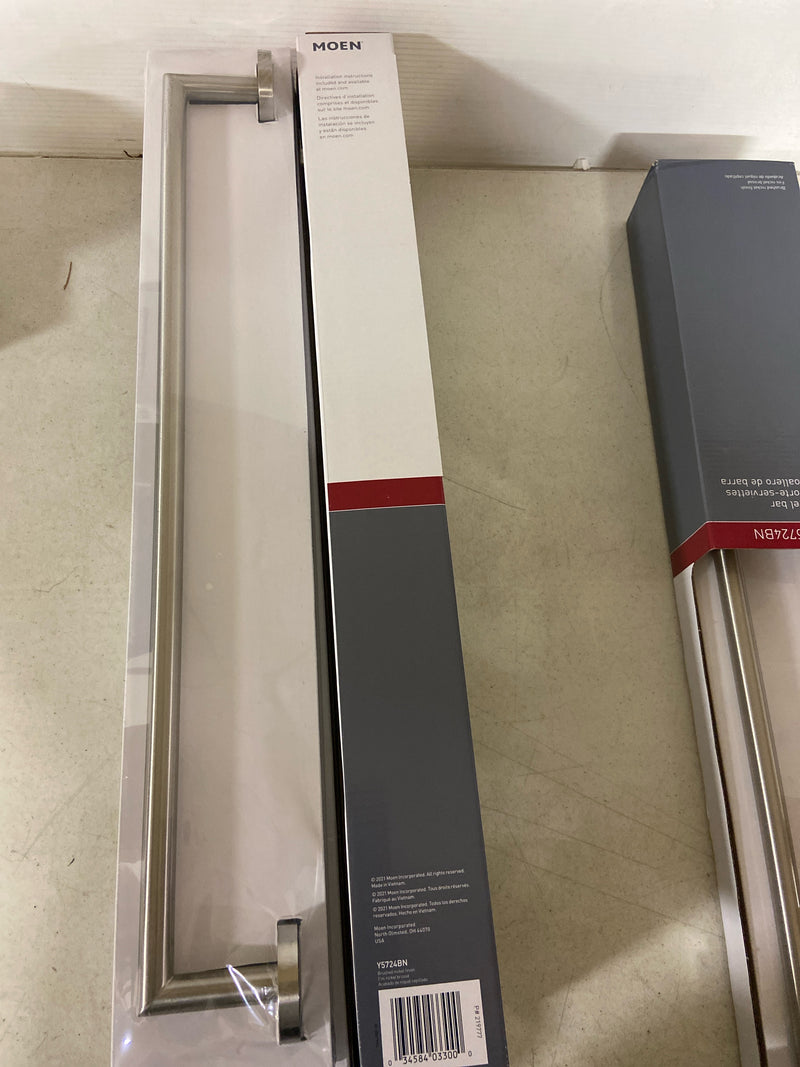 Moen Y5724BN 24" Arlys Towel Bar - Brushed Nickel