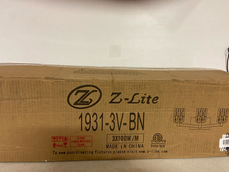 Z-Lite 1931-3V-BN Aubrey 3 Light 23" Wide Bathroom Vanity Light - Brushed Nickel