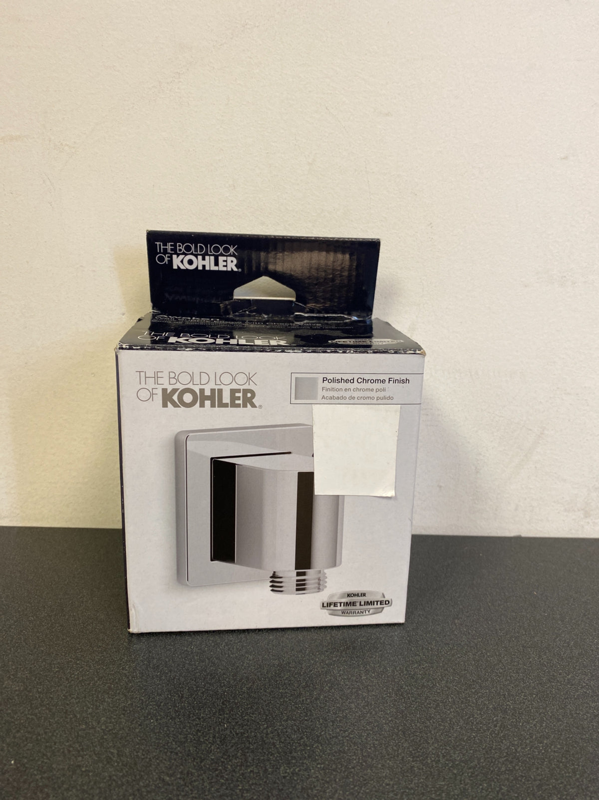 Kohler Awaken Wall-Mount Supply Elbow in Polished Chrome