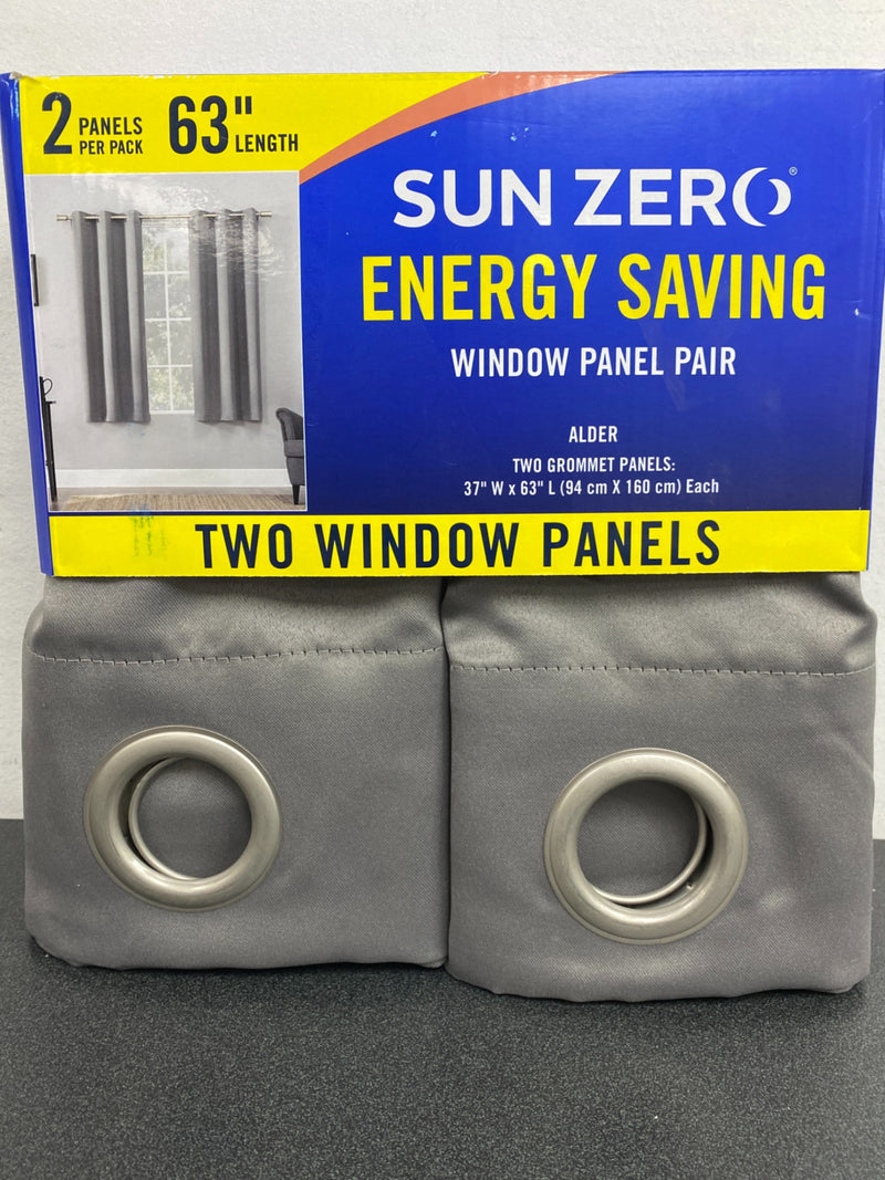 Sun zero 60198 ALDER GROMMET PAIR GREY 63in