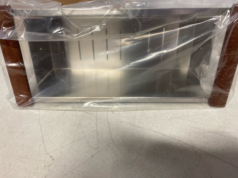 Miseno MNOWSCL Stainless Steel Colander with Hardwood Handles for the Miseno MSS183119WS sink - Stainless Steel/Hardwood