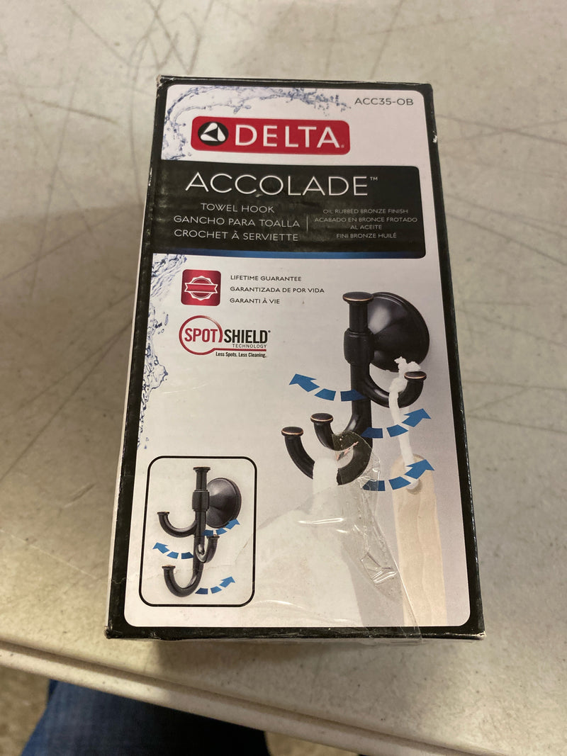 Delta ACC35-OB Accolade Progressions Adjustable Multi-Purpose Hook Oil Rubbed Bronze