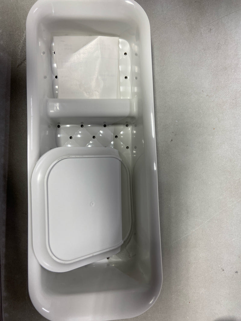 Kohler K-6239-0 Riverby Colander with Plastic Convenience Cutting Board - White