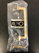 Alno Millennium 3-1/2 Inch Center to Center Handle Cabinet Pull - Satin Brass