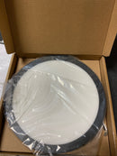 Maxim 58714WTBK Wafer 9" Wide LED Flush Mount Drum Ceiling Fixture - 277 - Black