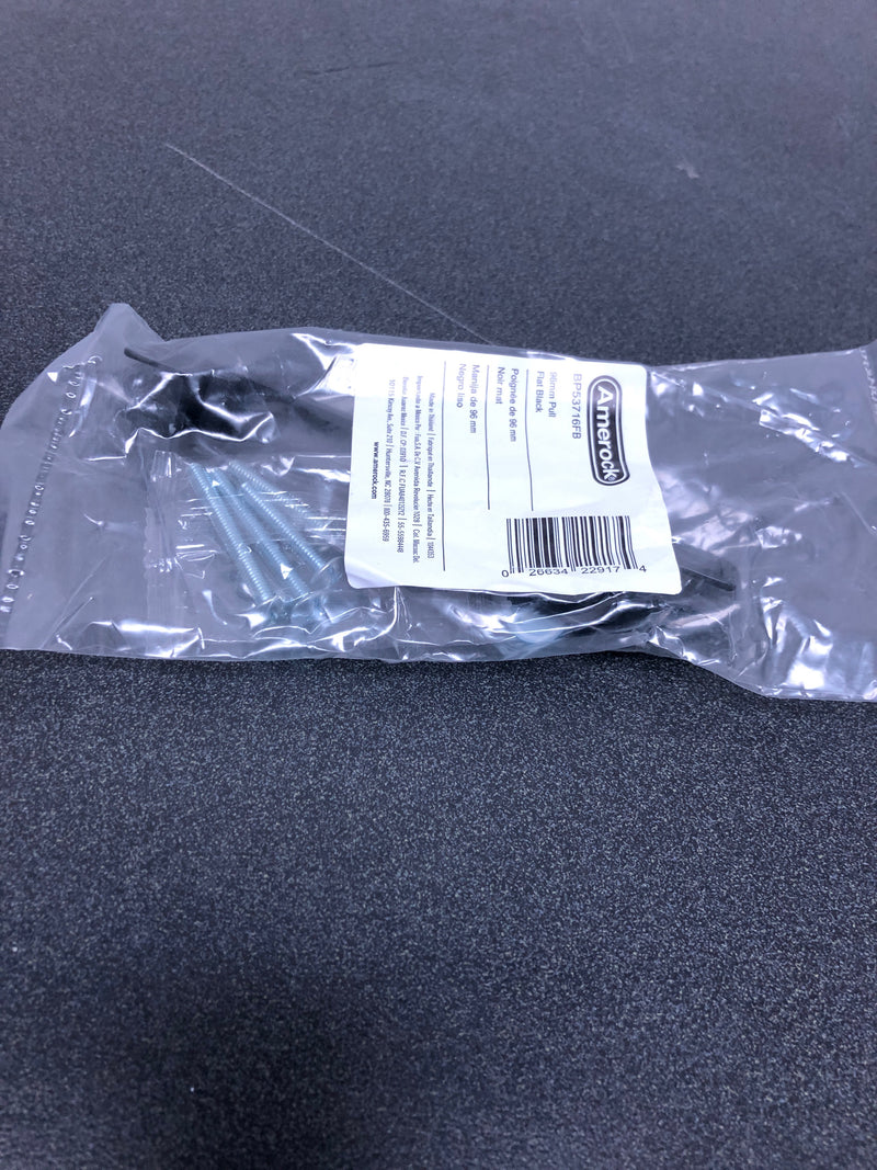 Amerock 10BX53716FB Rochdale 3-3/4 Inch Center to Center Cup Cabinet Pull - Pack of 10 - Matte Black