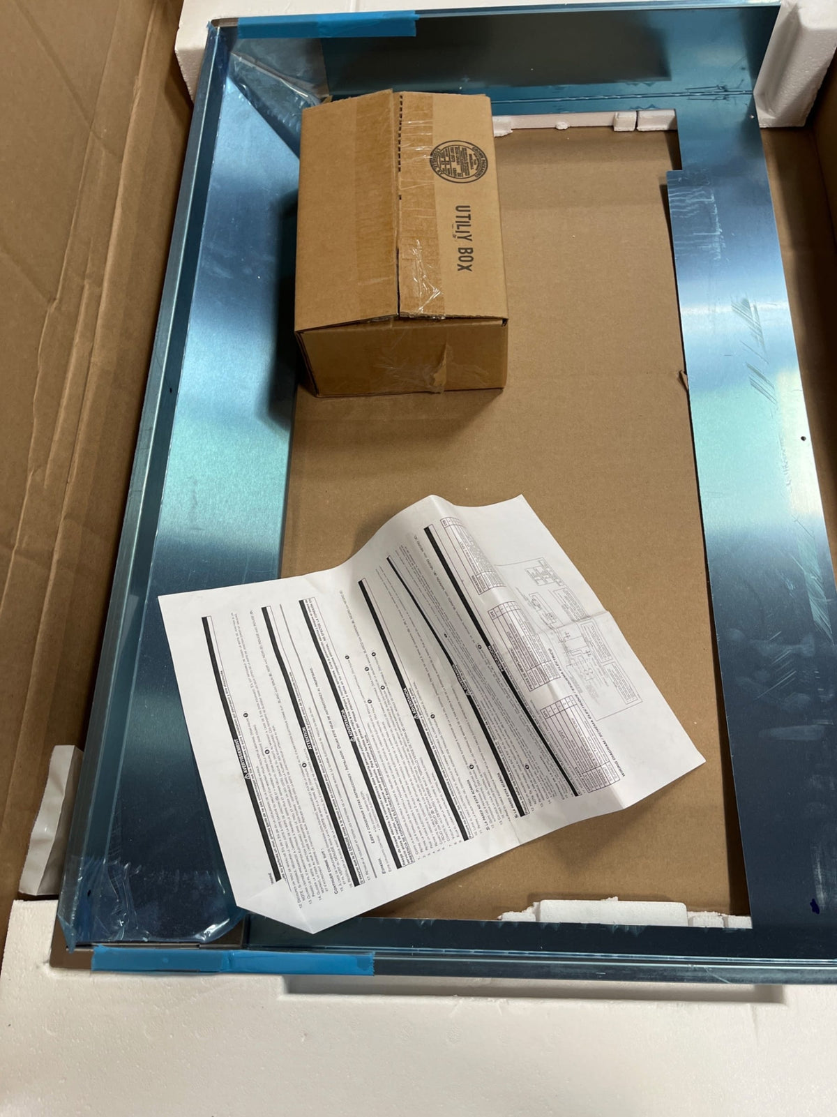 Broan RML3336S 36" Range Hood Liner for use with RMIP33 Power Module - Stainless Steel