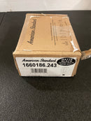 American Standard 1660186.243 Ceiling Mount Rain Shower Head Shower Arm 6 inch, Matte Black