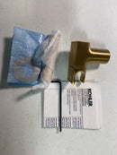 Kohler K-98354-2MB Exhale 1/2" Connection Supply Elbow with Check Val - Vibrant Brushed Moderne Brass