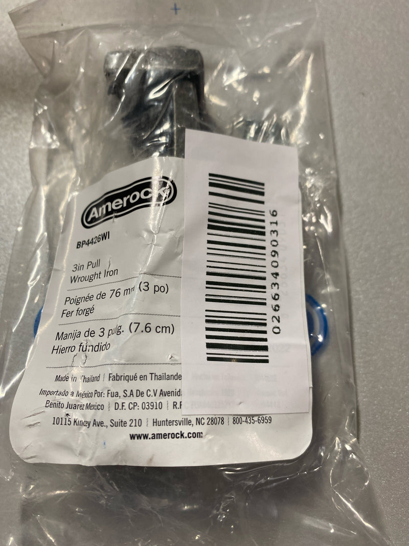 Amerock BP4426WI Forgings 3 Inch Center to Center Bar Cabinet Pull - Wrought Iron