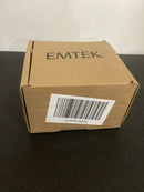 Emtek 5112HLOUS14RH Helios Right Handed Passage Door Lever Set with Modern Rectangular Rose - Polished Nickel