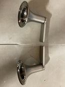 Signature Hardware SHLZWSLEVZBN Lentz Lever Handle Kit Only - Brushed Nickel