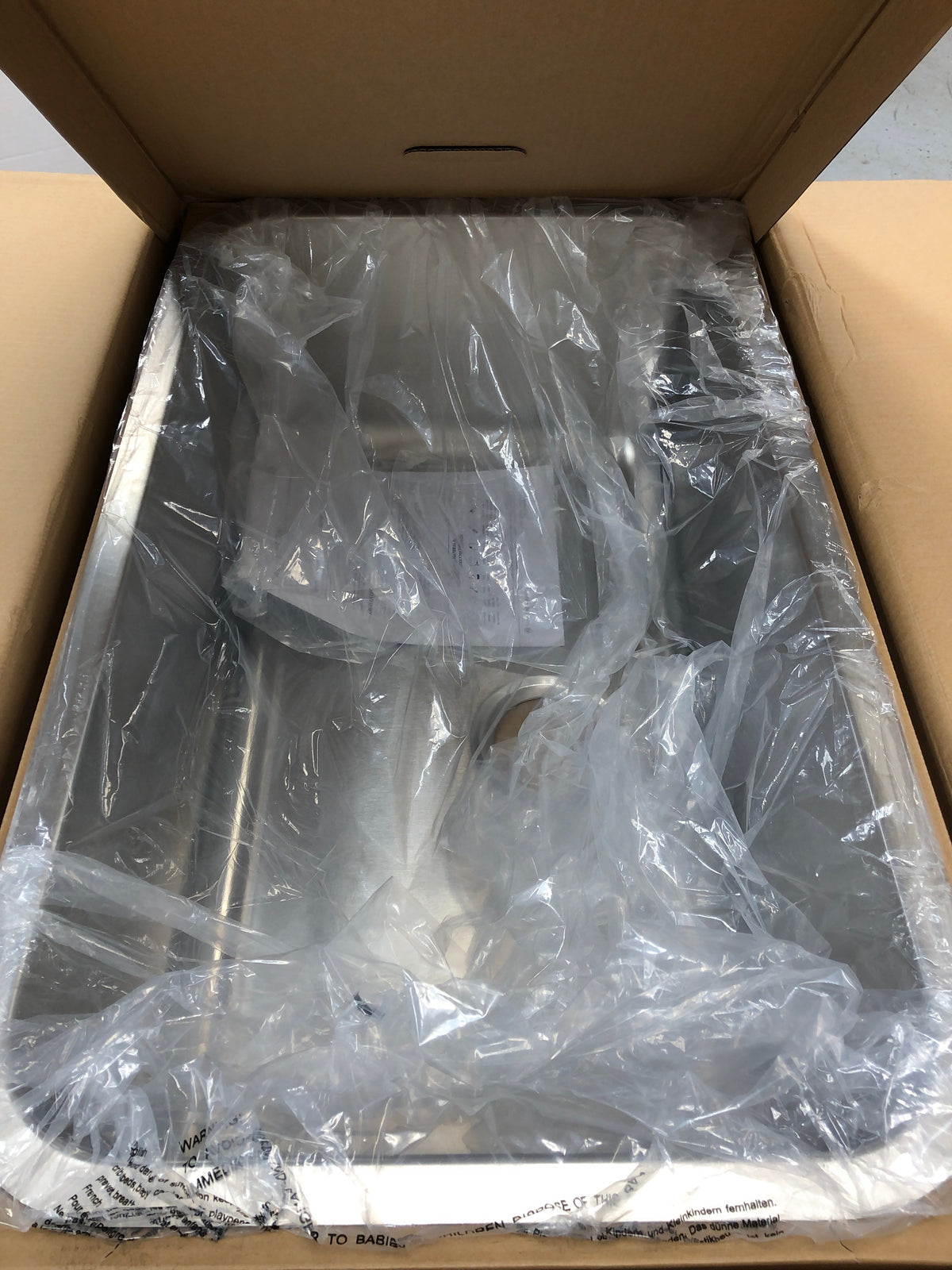 Signature Hardware 447789 Calverton 30" Drop In or Undermount Single Basin Stainless Steel Kitchen Sink - Stainless Steel