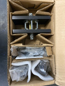 Baldwin PSCONCFR112 Contemporary Passage Door Knob Set with 5 Inch Rectangle Rose from the Reserve Collection - Venetian Bronze