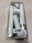 Trip Lever 1-1/2 in. White Poly Pipe Bath Waste and Overflow Drain in Chrome