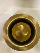 Kohler K-11352-2MB Solid Durable Disposal Flange and Stopper for Standard Garbage Disposals - Vibrant Brushed Moderne Brass
