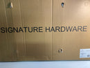 Signature Hardware 476947 27" L x 15-1/2" W Stainless Steel Basin Rack with Rubber Feet - Stainless Steel