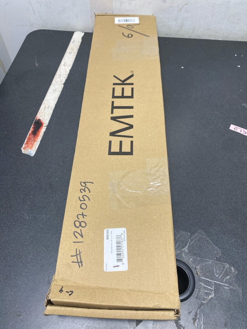 Emtek 86367US15 Bar 24 Inch Center to Center Cabinet Pull from the Contemporary Collection - Satin Nickel