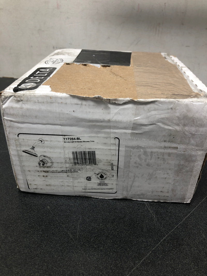 Delta T17284-BL Broderick Monitor 17 Series Dual Function Pressure Balanced Shower Only with Integrated Volume Control - Less Rough-In Valve - Matte Black