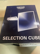 Grohe 40808000 Selection Cube 8-3/4" W x 8-3/4" H Square Framed Bathroom Wall Mirror - Starlight Chrome