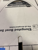 Kohler K-4652-0 Lustra Q2 Elongated Closed-Front Toilet Seat with Quick-Release and Quick-Attach Hinges - White