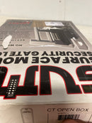 Lockey Sumo GL2 JBMG SUMO Surface Mounted Keyless Entry Single Combination Mechanical Lever Set for Gates - Jet Black Marine Grade