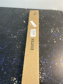 Emtek 84171.RCBUS4.KNUS4 Knurled 18 Inch Center to Center Rectangular Bar Stem Appliance Pull from the SELECT Collection - Satin Brass