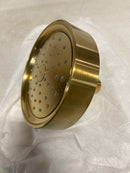 Kohler K-939-G-2MB Purist 1.75 GPM Single Function Shower Head with MasterClean Sprayface and Katalyst Air-Induction Technology - Vibrant Brushed Moderne Brass