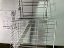Rev-A-Shelf HRV-1220 S Value Line 18" Steel Wire Pull Out Hamper for Vanity/Closet Applications - White