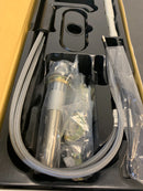 Moen 6702BL Genta LX Single Handle Centerset Bathroom Faucet with Duralast Valve Technology and Pop-Up Drain Assembly - Matte Black