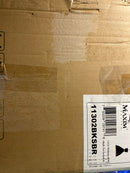 Maxim 11302BKSBR Carillon 11" Wide Pendant - Black / Satin Brass