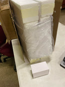 Rottogoon PALP366AB2 26 in. Farmhouse Table Lamps Set of 2, Bedside Touch Lamp with USB C+A Ports White Fabric Shade LED Bulbs Include